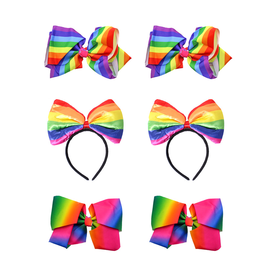 Rainbow Hair Accessory Photo Prop Kit