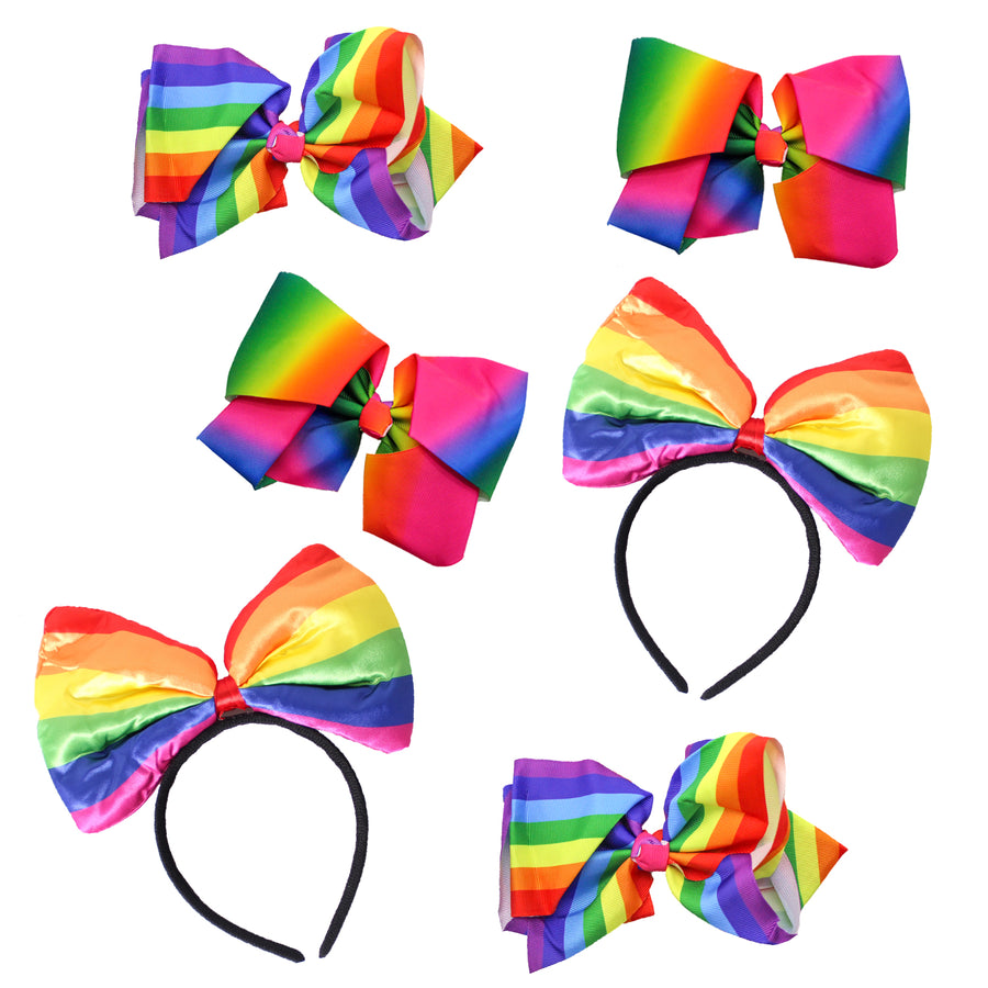 Rainbow Hair Accessory Photo Prop Kit