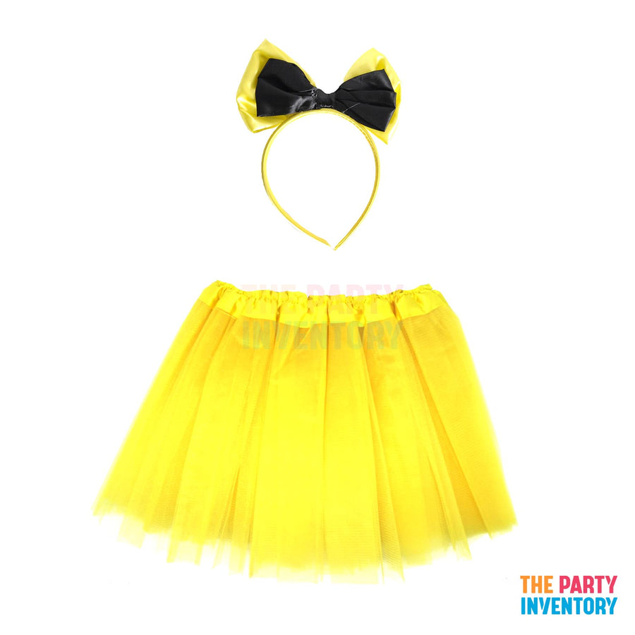 Yellow Music Girl Costume Kit - Basic