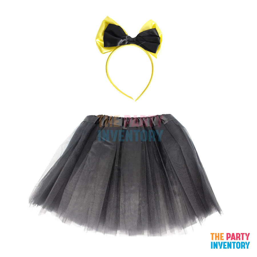 Yellow Music Girl Costume Kit - Basic