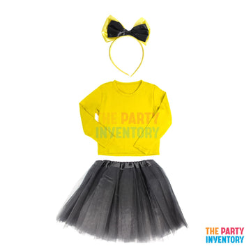 Yellow Music Girl Costume Kit