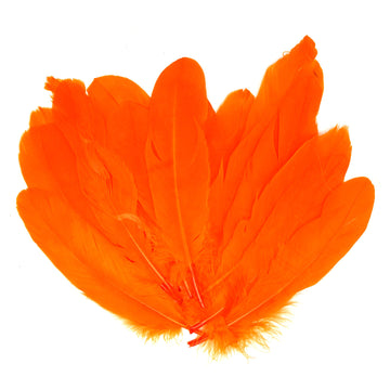 Small Orange Craft Feathers