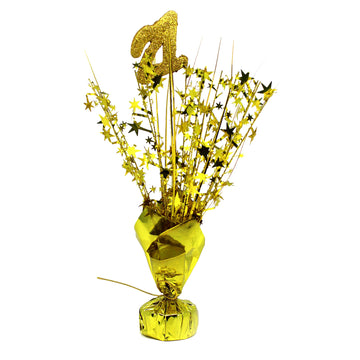 Age 21 Table Decoration (Gold)