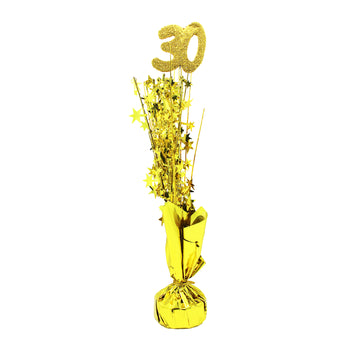 Age 30 Table Decoration (Gold)