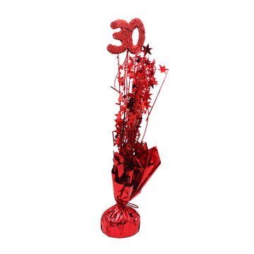 Age 30 Table Decoration (Red)