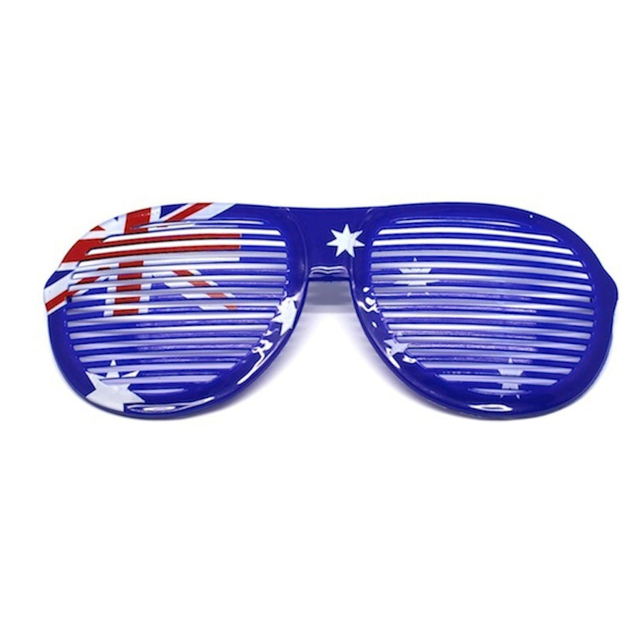 Jumbo Australian Flag Party Glasses