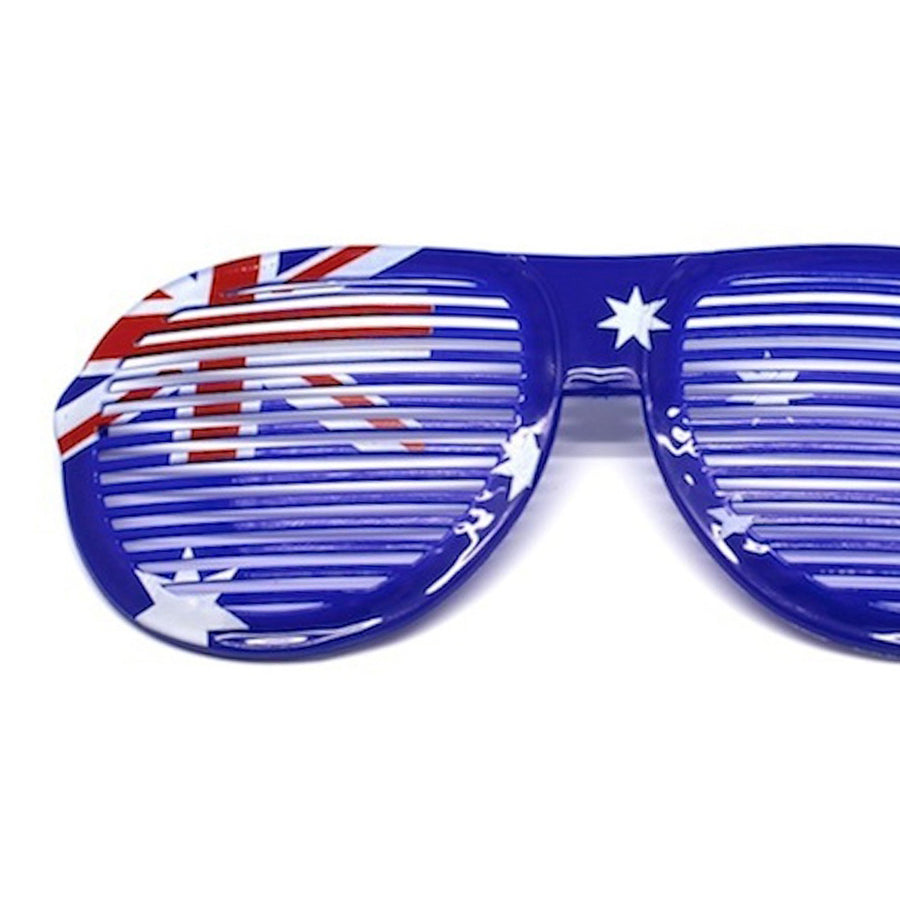 Jumbo Australian Flag Party Glasses