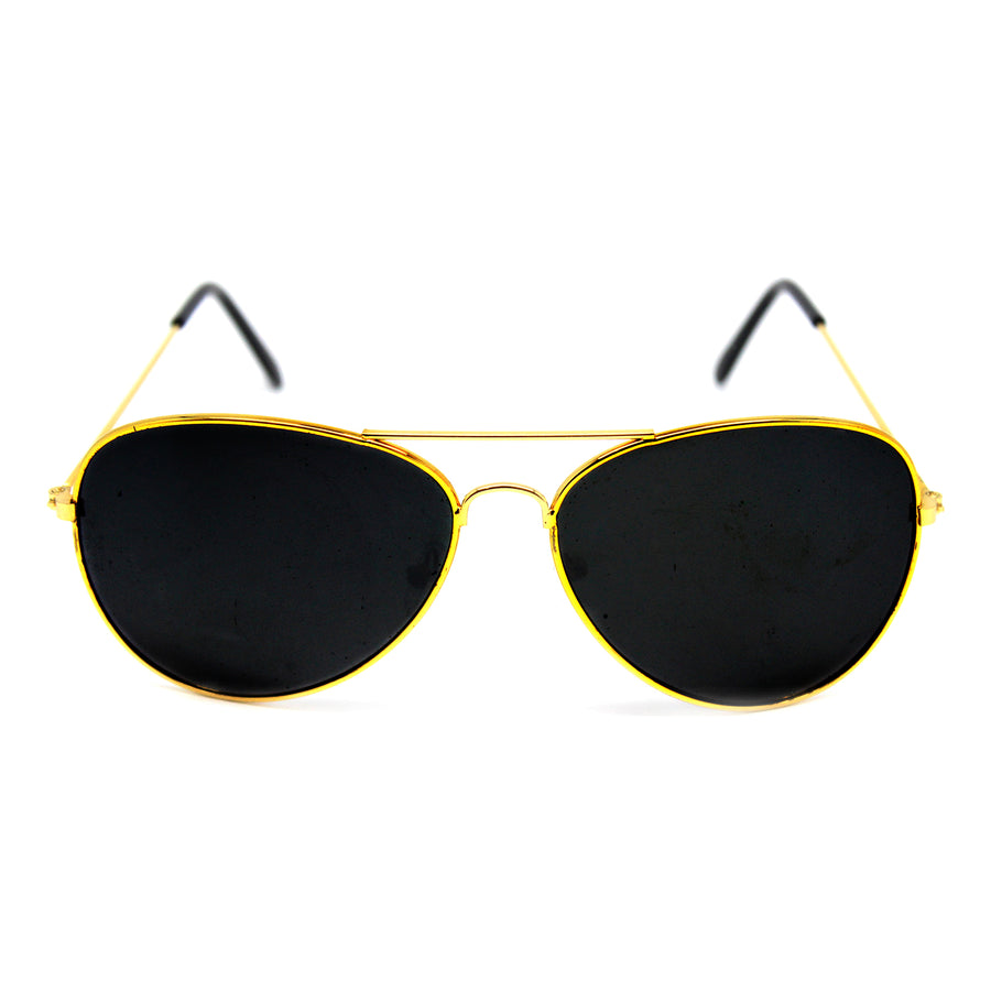 Aviator Party Glasses (Gold)