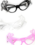Dame Diamonte Party Glasses