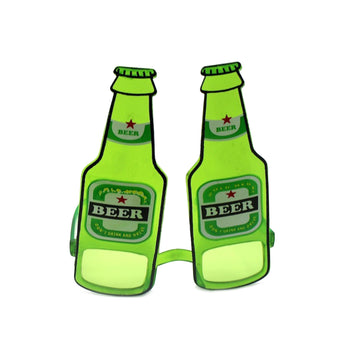 Green Beer Bottle Party Glasses