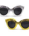 Fancy Pattern Metallic Party Glasses