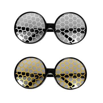 Honeycomb Bug Eyes Party Glasses