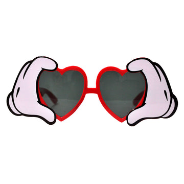 Heart with Hands Party Glasses