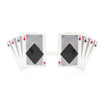 Playing Cards Party Glasses (Black Lens)