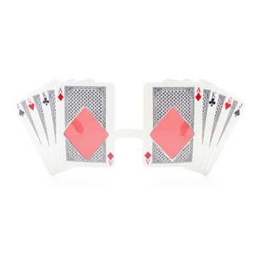 Playing Cards Party Glasses (Red Lens)