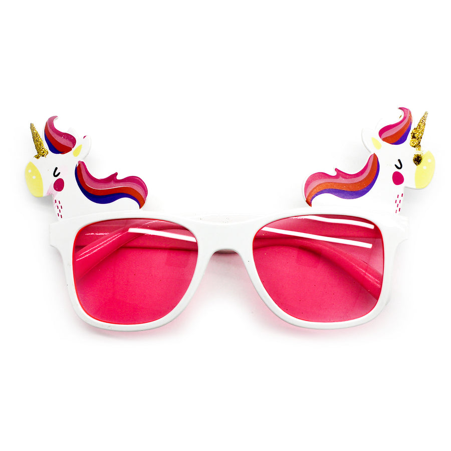 White Unicorn Party Glasses