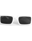 White Square Framed Party Glasses