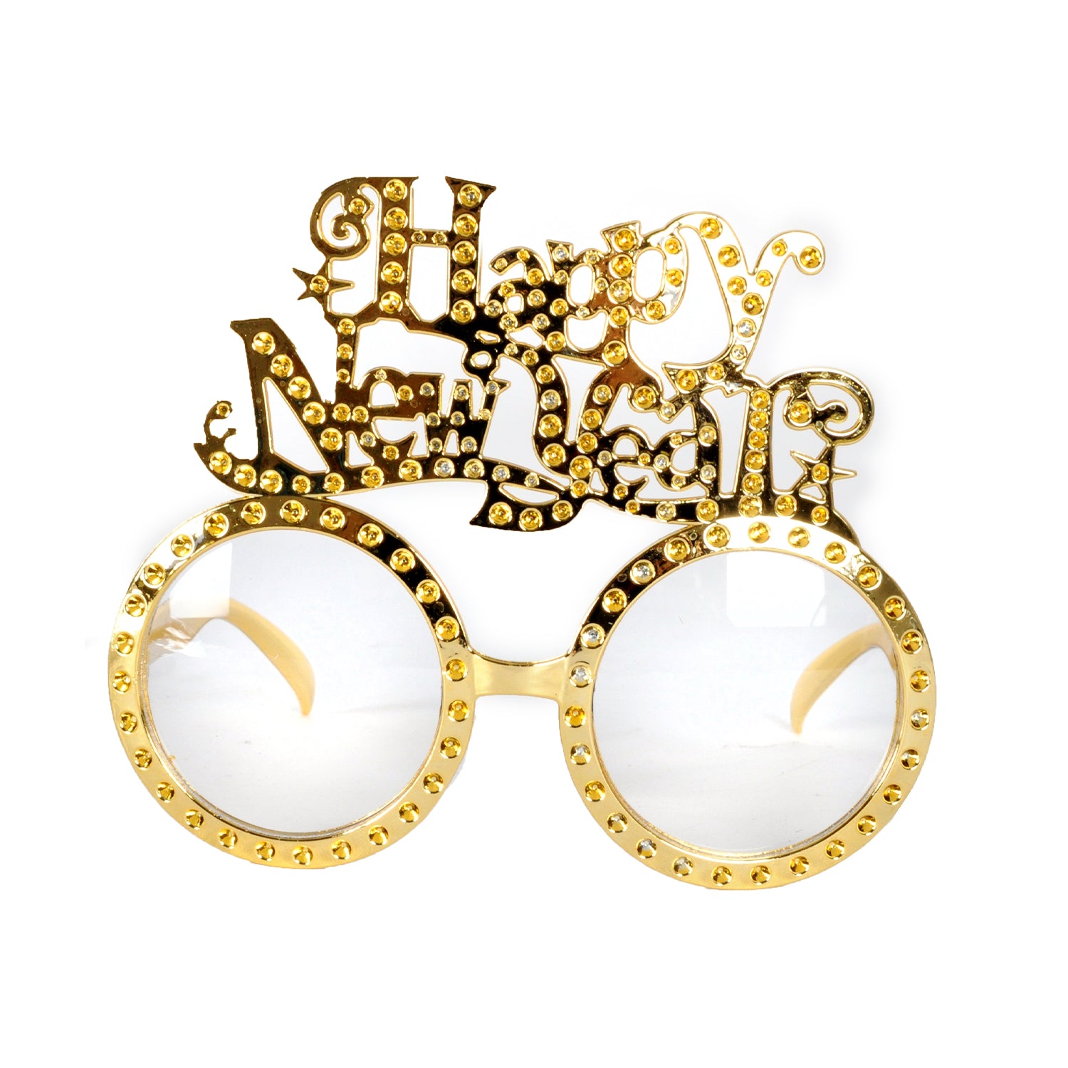 Happy New Year Cursive Party Glasses
