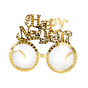 Happy New Year Cursive Party Glasses