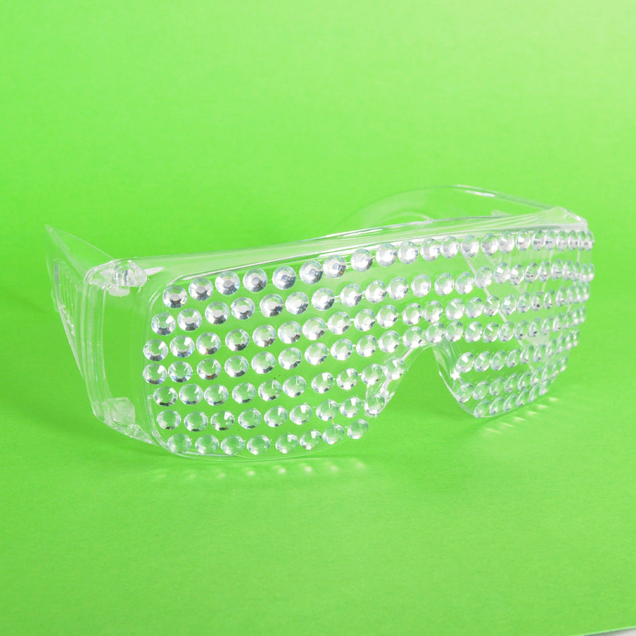 Bedazzled Diamanté glasses (Silver)