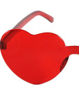 Red Hearts Perspex Party Glasses