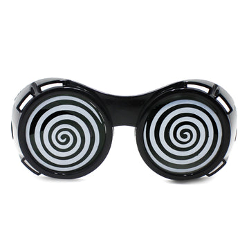 Black Hypno Spiral Goggles
