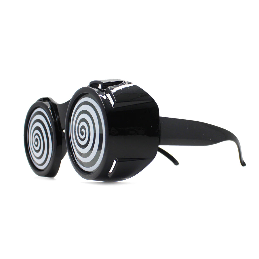 Black Hypno Spiral Goggles