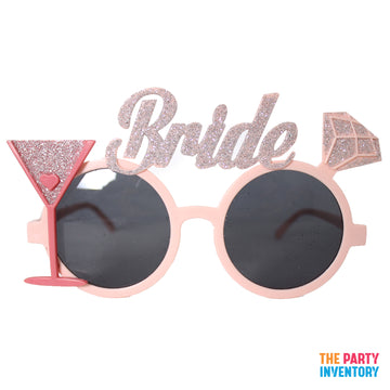 Glitter Bride Party Glasses