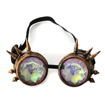Steam Punk Kaleidoscope Goggles (Bronze)