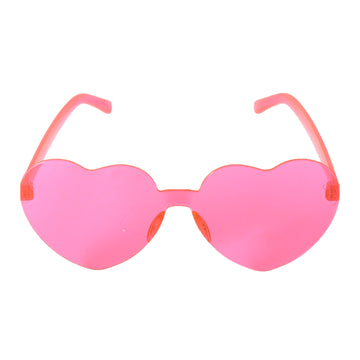 Pink Hearts Perspex Party Glasses