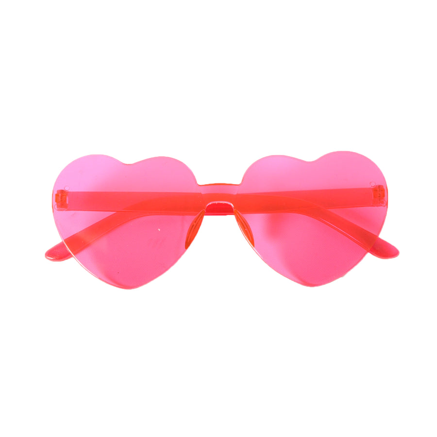 Pink Hearts Perspex Party Glasses