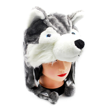 Husky Soft Animal Hat