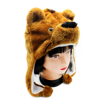 Brown Bear Soft Animal Hat