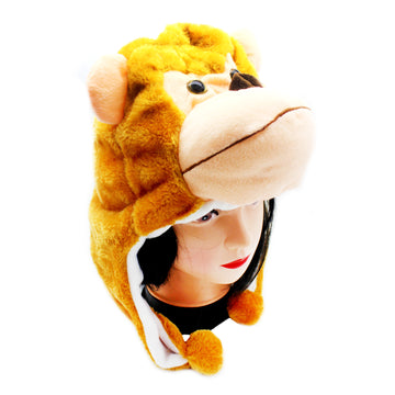 Monkey Soft Animal Hat