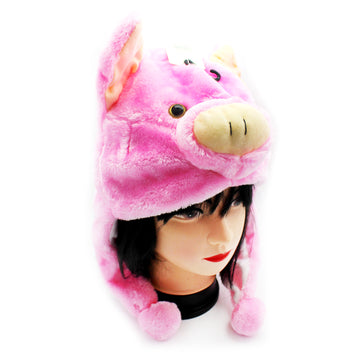 Pig Soft Animal Hat