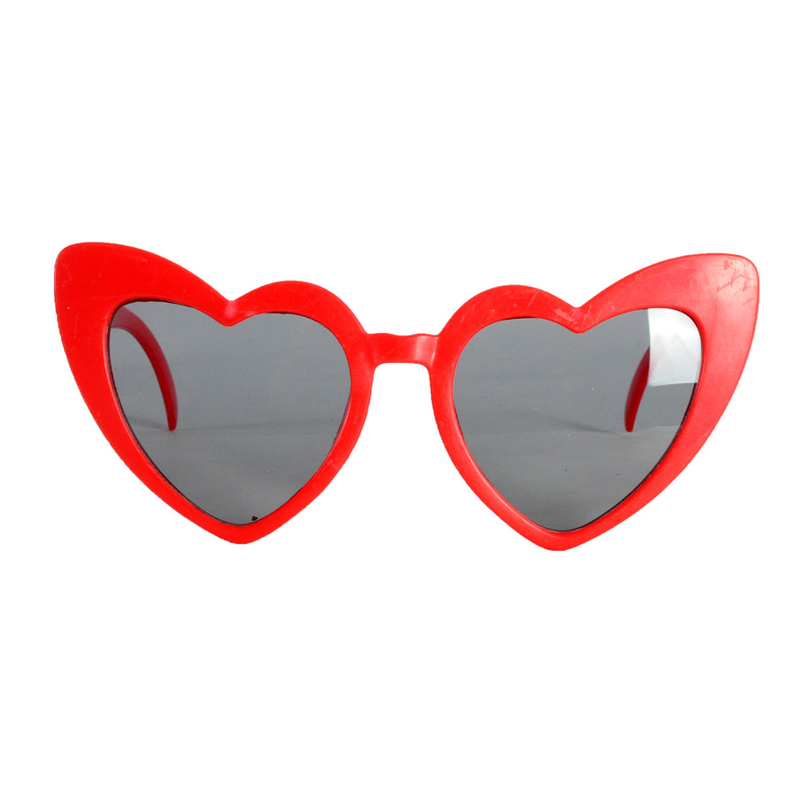 Red Hearts Party Glasses