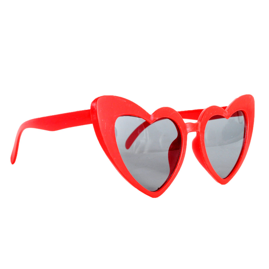 Red Hearts Party Glasses