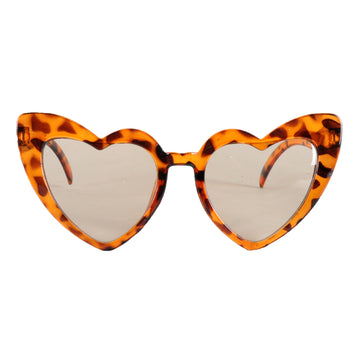 Leopard Hearts Party Glasses