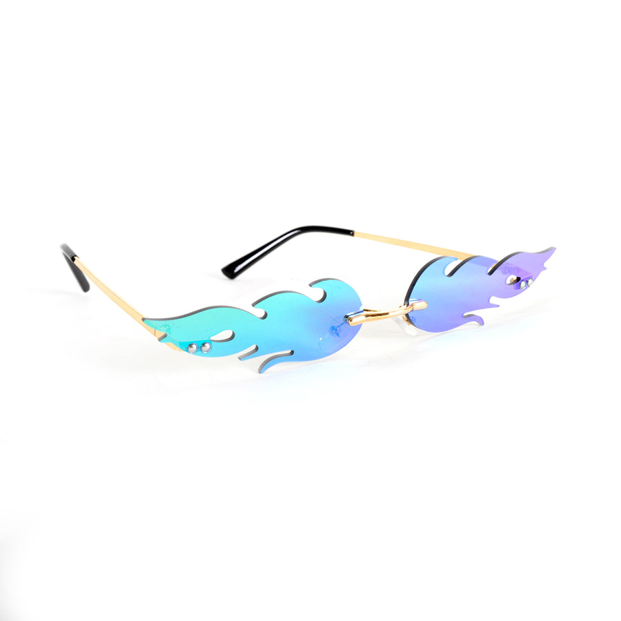 Perspex Flame Party Glasses