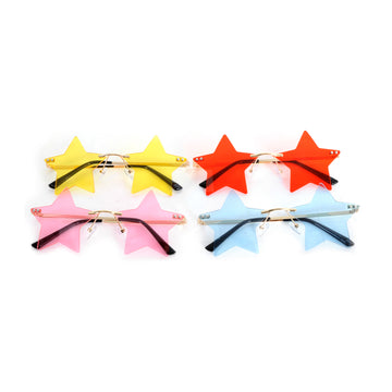 Perspex Star Party Glasses