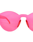 Perspex Wayfarer Party Glasses (Hot Pink)