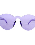 Perspex Wayfarer Party Glasses (Purple)