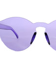 Perspex Wayfarer Party Glasses (Purple)