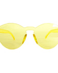 Perspex Wayfarer Party Glasses (Yellow)