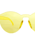 Perspex Wayfarer Party Glasses (Yellow)