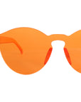 Perspex Wayfarer Party Glasses (Orange)