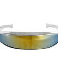 Silver Futuristic Cyclops Glasses