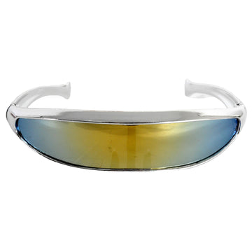 Silver Futuristic Cyclops Glasses