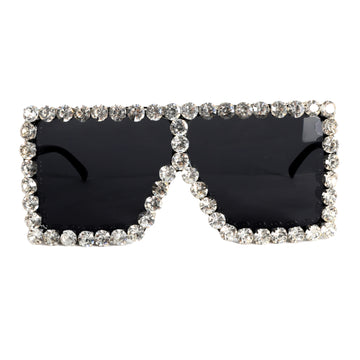 Bedazzled Diamanté Party Glasses