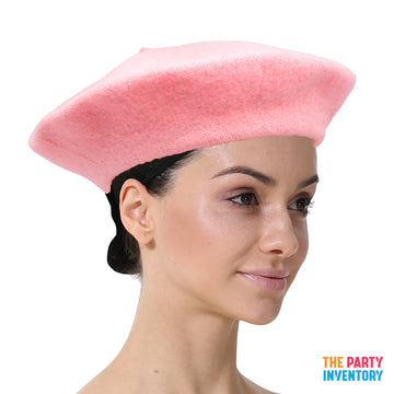 Light Pink Beret Hat